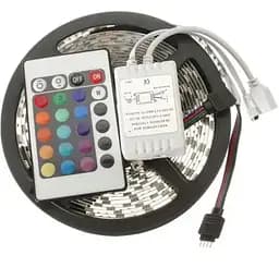 Світлодіодна RGB-стрічка Venom SMD 5050, 5 м 12 V IP20 RGB (VST-5050120600-RGB) з пультом і блоком живлення