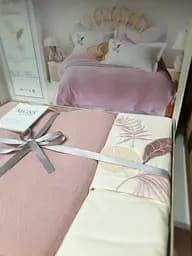 Літня постільна білизна Palm Pembe з покривалом 220*240 см Moss Home pbe0051396 - мініатюра 2