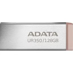 Флеш-накопичувач Adata Flash 128Gb USB 3.2 UR 350 Silver/Beige (UR350-128G-RSR/BG)