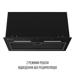 Витяжка повновбудована PERFELLI VIOLA 5NWRB NERO - мініатюра 9