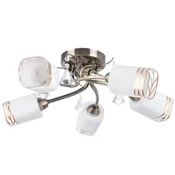 Люстра стельова Brille класична E14 40W BZ (LK-213C/5)