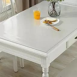 М'яке скло силіконова скатертина на стіл Soft Glass Захист для меблів (3.0х1.4 м) товщина - 1.5 мм Прозоре - мініатюра 3