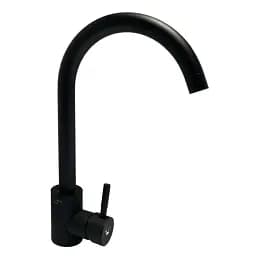 Смеситель для кухни Solone EZA4-D090YB однорычажный из нержавеющей стали Черный хром 30412