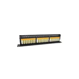 Патч-панель 19" Ritar 48xRJ-45 UTP cat. 5e, DUAL type, 1U (RT-2264-CAT.5E) - мініатюра 2