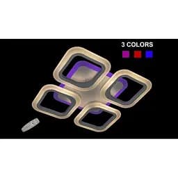 Люстра Linisoln 5588-4S WH LED-3 світлодіодна з диммером, біла, 4 лампи