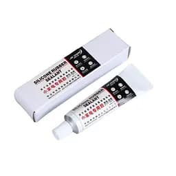 Клей герметик для ущільнювачів авто та техніки, водостійкий, силіконовий, тюбик 50 мл, 1 шт