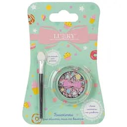 Блискітки Lukky для тіла, волосся та обличчя з аплікатором різнобарвний 20 г (T22779)