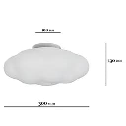 Люстра стельова LED Levistella 781VCL2828(300), 24W, три режими світла, білий плафон, сучасний дизайн - мініатюра 3