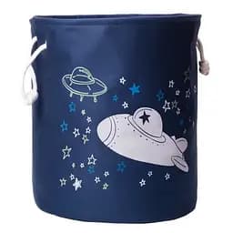 Кошик Yiwu HP-41-15BL для дитячих іграшок текстильний 47 см синій