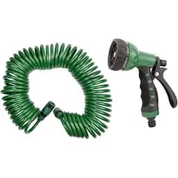 Набір поливальний Grad шланг спіральний 15 м + пістолет-розпилювач 7-ми режимний (5019075)