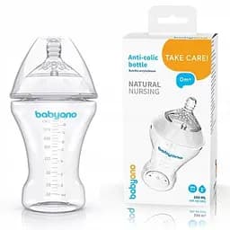 Пляшка антиколікова 260 мл Natural nursing BabyOno 1451 (2000903545323)