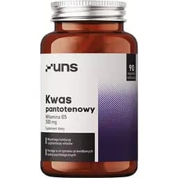 Пантотенова кислота Вітамін B5 UNS Kwas Pantotenowy Vitamin B5 500 мг 90 капсул