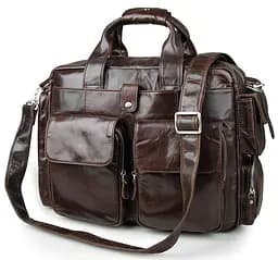 Чоловіча шкіряна сумка Vintage 38х30,5х10 см sum0012432