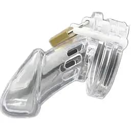 Пояс вірності чоловічий пластиковий CB-6000 із замком прозорий