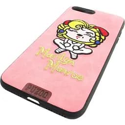 Чохол-накладка PUZOO TPU+TPU with stitchwork craft Star show iPhone 7/8 Plus Pink Monroo - мініатюра 4