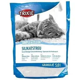Наполнитель Trixie Simple&Clean для кошек силикагелевый 5 л