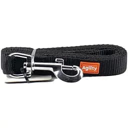 Поводок для собак Agility 150х2 см черный