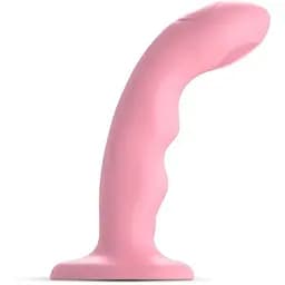 Насадка для страпону Strap-On-Me Tapping Dildo Wave - Coral Pink