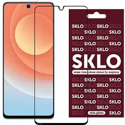 Захисне скло SKLO 3D для Tecno Pop 5 LTE Чорний