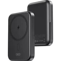 Зовнішній акумулятор магнітний XO PR242 5000mAh Magnetic wireless 15W з ніжкою підставкою U-shaped holder 6920680857241