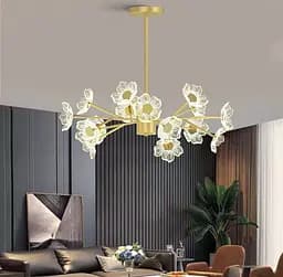 Сучасна люстра у флористичних мотивах Line.F C 10/9