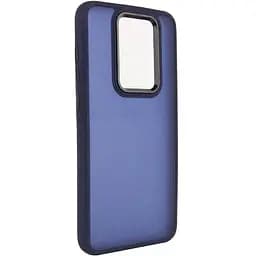 Чехол TPU+PC Lyon Frosted для Xiaomi Redmi Note 9 / Redmi 10X Navy Blue