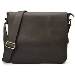 Кожаная мужская сумка через плечо TARWA 30х32х7.5 см sum0025908