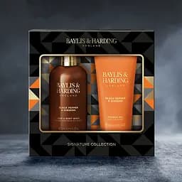 Подарунковий набір Baylis & Harding Black Pepper & Ginseng: Шампунь-гель для душу 300 мл + Гель для душу 200 мл - мініатюра 3