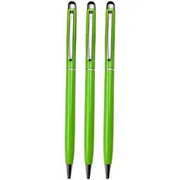 Стилус-ручка для емкостных экранов, зелёный (комплект 3 шт.)