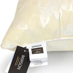 Подушка пухова MirSon Extra №109 м'яка 50х50 см шампань (2200003279313) - мініатюра 5