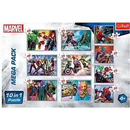 Пазли Trefl 10 в 1 Герої Marvel