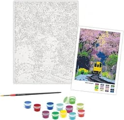 Картина за номерами Rosa Start Яскравий потяг