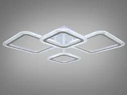 Стельова LED-люстра з димером та кольоровим підсвічуванням Diasha 2406/2+2WH LED 3color - мініатюра 3