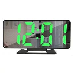 Мережевий годинник VST 888H RGB цифровий з дзеркальним LED-екраном