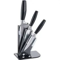 Набор кухонных ножей Gipfel Laurito на акриловой подставке 3 шт. черный (6988)