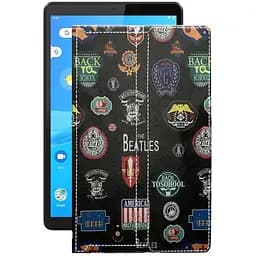 Чехол StatusCASE из экокожи для планшета Lenovo M8 TB-8705f Битлз