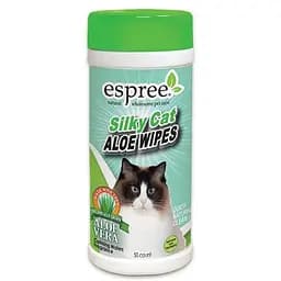 Салфетки Espree Silky Cat Grooming Wipes для котов 50 шт