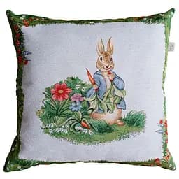 Наволочка декоративна Прованс Галявина Заєць з морквою 45х45 см (34242)