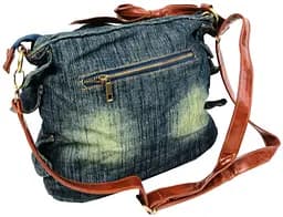Жіноча джинсова сумка Fashion Jeans6012 Темно-синя - мініатюра 8