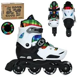 Детские раздвижные ролики A4158-M-W, размер 35-38