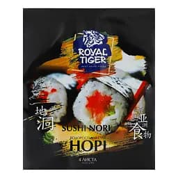 Водоросли морские сушеные Royal Tiger Нори 4 листа 12 г