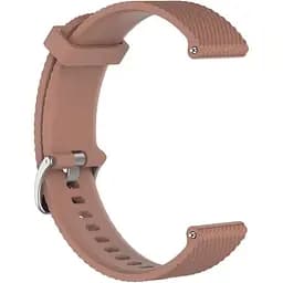 Ремінець силіконовий 20 мм для Samsung Galaxy Watch 42/3 41 мм/Active/Active 2 BeWatch GT Коричневий (1011406)