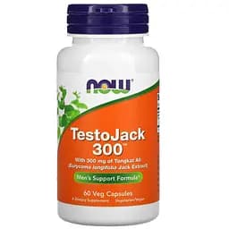 Стимулятор тестостерона Testo Jack 300 60 вегакапсул NOW fit0012899