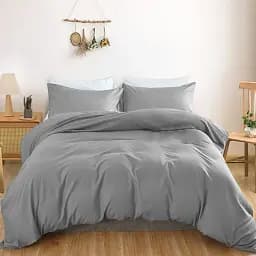 Комплект постельного белья MirSon Satin Light Pro 10-004 Gray 175х210 см серый (2200010170344)