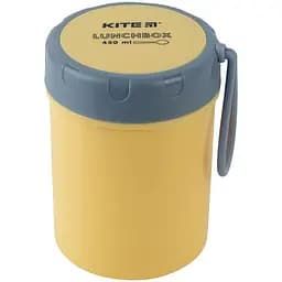 Ланч-бокс Kite круглий 450 мл жовтий (K23-187-1)