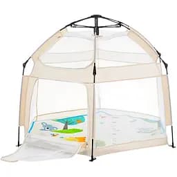 Автоматическая палатка MR 1512 с сетчатыми стенками и ковриком, бежевая, 146x127x110 см