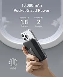 Акумулятор зовнішній - портативна батарея Anker 633 Magnetic 10000mAh 20W (A1641011) чорний - мініатюра 7