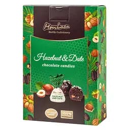 Шоколадні цукерки MonLasa фундук та фінік 100 г