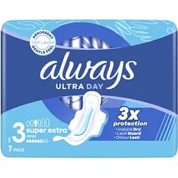 Гигиенические прокладки Always Ultra Day Super Extra размер 3, 7 шт.