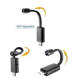 Міні wifi камера USB з гнучкою ніжкою Jianshu U21, 2 Мп, Full HD 1080P (100381) - мініатюра 2